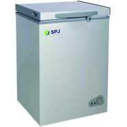 SPJ 130-Litre Chest Freezer CF-130SLV, Single Door Deep Freezer - Silver