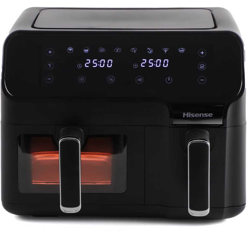 Hisense 8.6-Litre Air Fryer H09AFBK2S5; 2700W, LED Display, Overheat Protection, Touch Control Panel, Auto Shutoff - Black