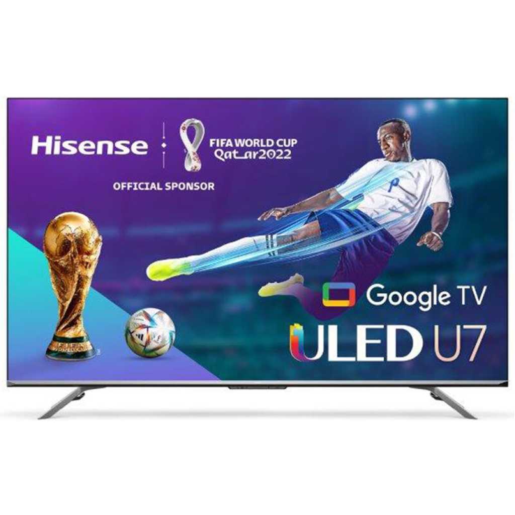 Hisense 75-Inch ULED Premium Quantum Dot 4K UHD Smart Google 75U7H - Black
