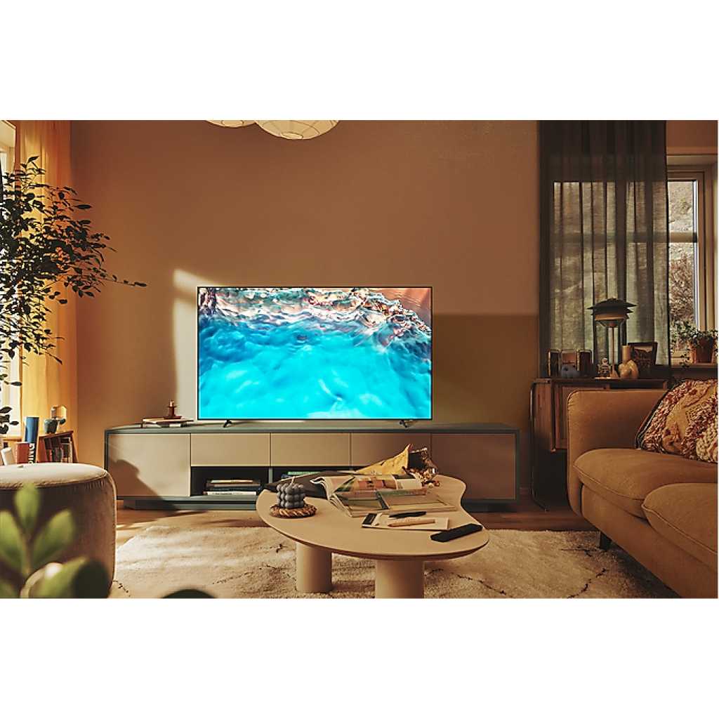 Samsung 65 Inch UHD 4K Smart TV UA65BU8000 (2022), Series 8, HDMI, USB, Crystal Video Processor With Inbuilt Digital Reciever – Black Samsung Televisions TilyExpress 16