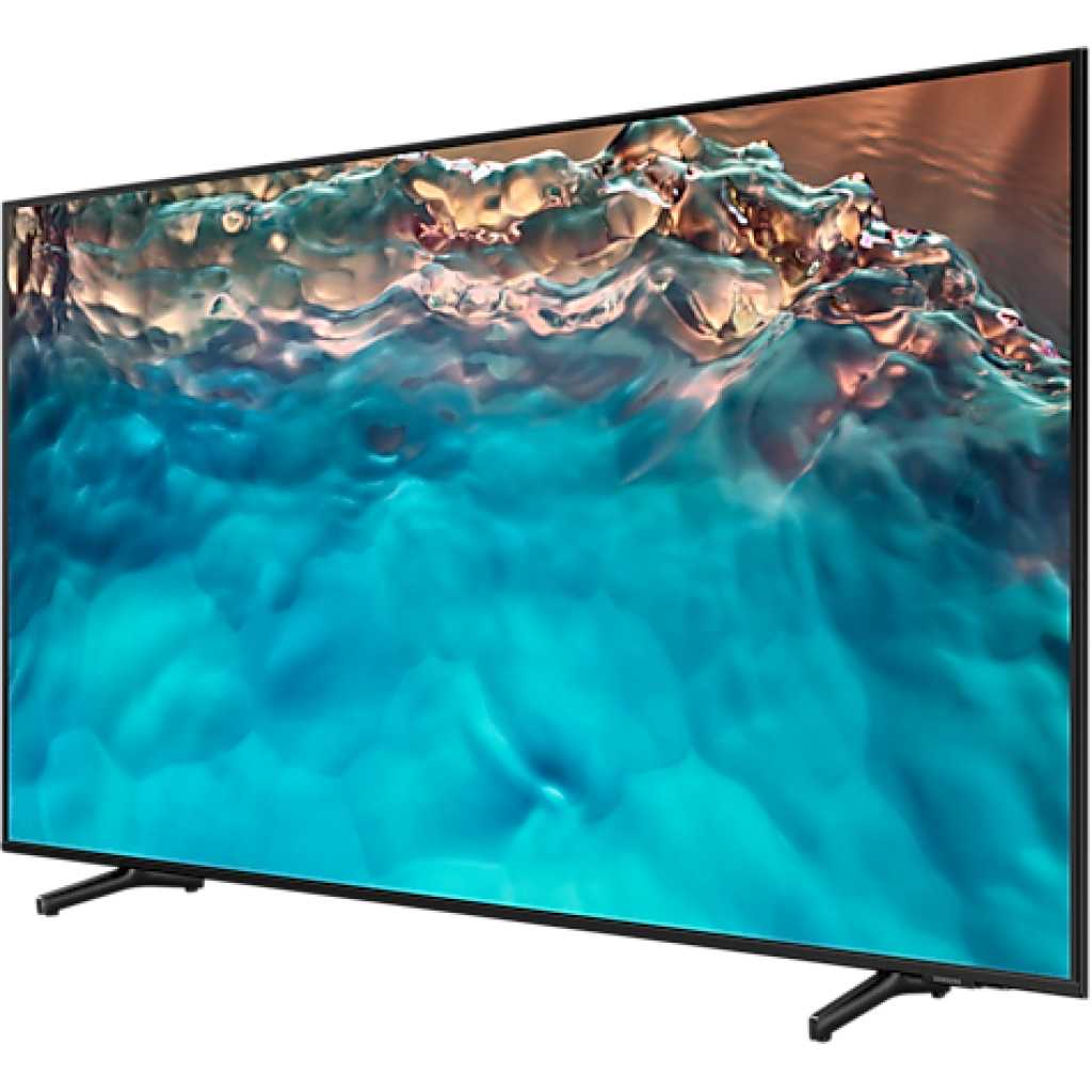 Samsung 75 Inch 4K Smart TV UA75BU8000, Series 8, HDMI, USB, Processor With Inbuilt Digital Reciever – Black - TilyExpress Uganda