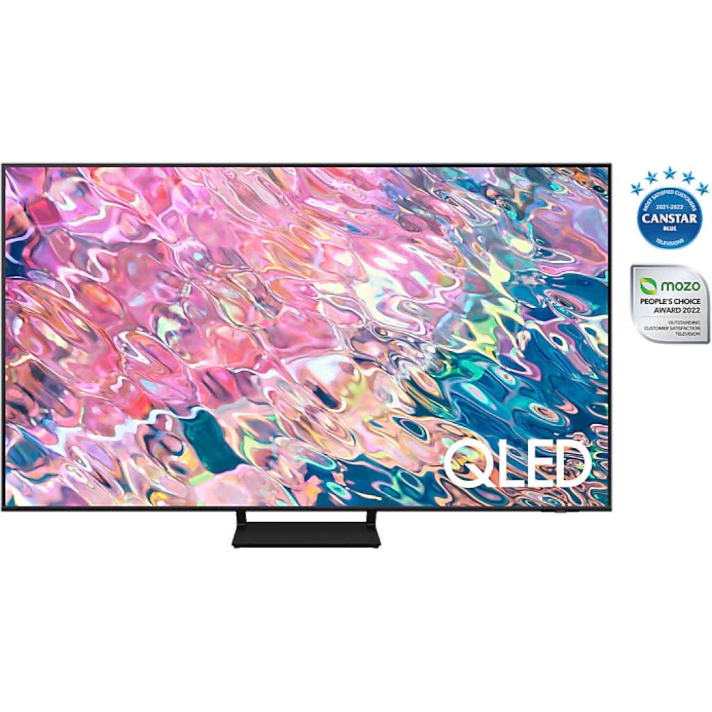 Samsung 75” QLED 4K Quantum Smart TV QA75Q60B, Dual LED, Quantum HDR, Lite Processor With Inbuilt Digital Receiver – Black
