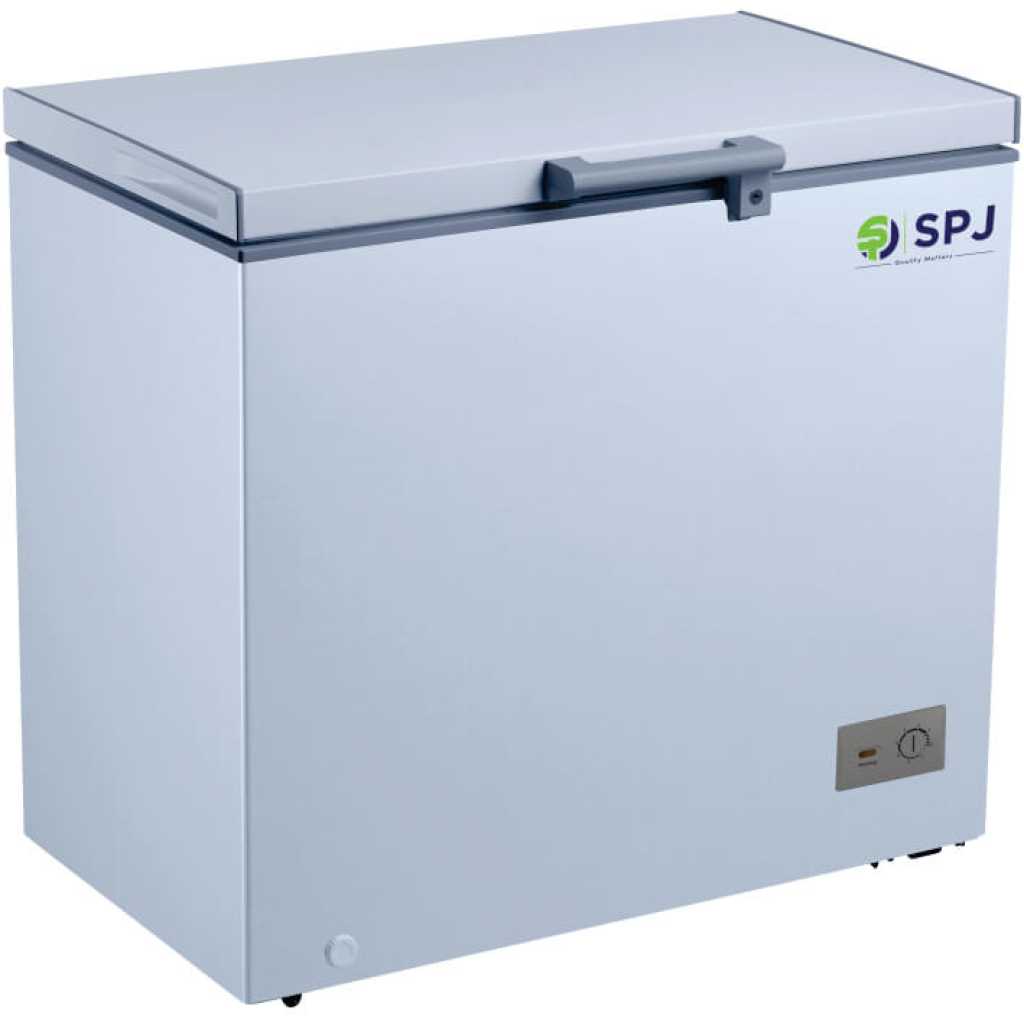 SPJ 495-Litre Chest Freezer CFWTT-495C034, Single Door Deep Freezer - Silver