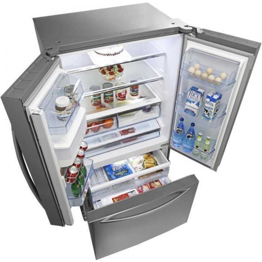 Hisense 697-liter French Door Refrigerator with Dispenser RF697N4ZS1 – Multi Door Refrigerator, Frost-free, Stainless Steel Finish