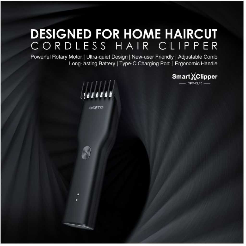 Oraimo SmartClipper Cordless Hair Clipper With 1 Guided Comb OPC-CL10 – Black Electric Shavers TilyExpress 6