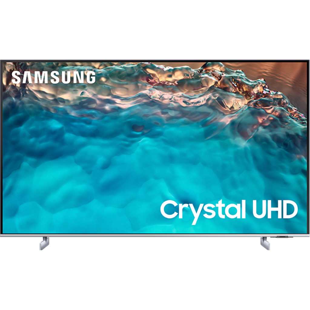 Samsung 65 Inch UHD 4K Smart TV UA65BU8000 (2022), Series 8, HDMI, USB, Crystal Video Processor With Inbuilt Digital Reciever – Black