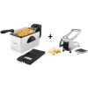 Saachi Bundle of Saachi 3L Deep Fryer And Potato Chipper - Silver