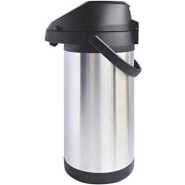 HTH 5L Durable Heat Preservation Insulation Thermal Jug Vacuum Flask for Home Kitchen Use- Silver