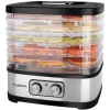 5 Tray Dry Fruit, Mini Vegetable Meat Food Dehydrator - Clear .