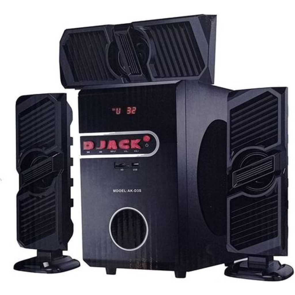 Djack DJ-903L AC&DC Home Theatre With FM Radio - Black