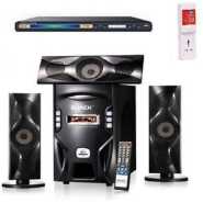Djack 3.1CH Bluetooth HomeTheatre-DJ-F3L + DVD Player Plus Free Power Surge - Black