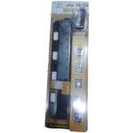 Power King Heavy Duty 4 Way Electric Extension Cable Overload Protection For All Appliances -Black