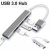 Hub USB HUB 3 0 Adapter 4 Port USB 3.0 High Speed - Gray