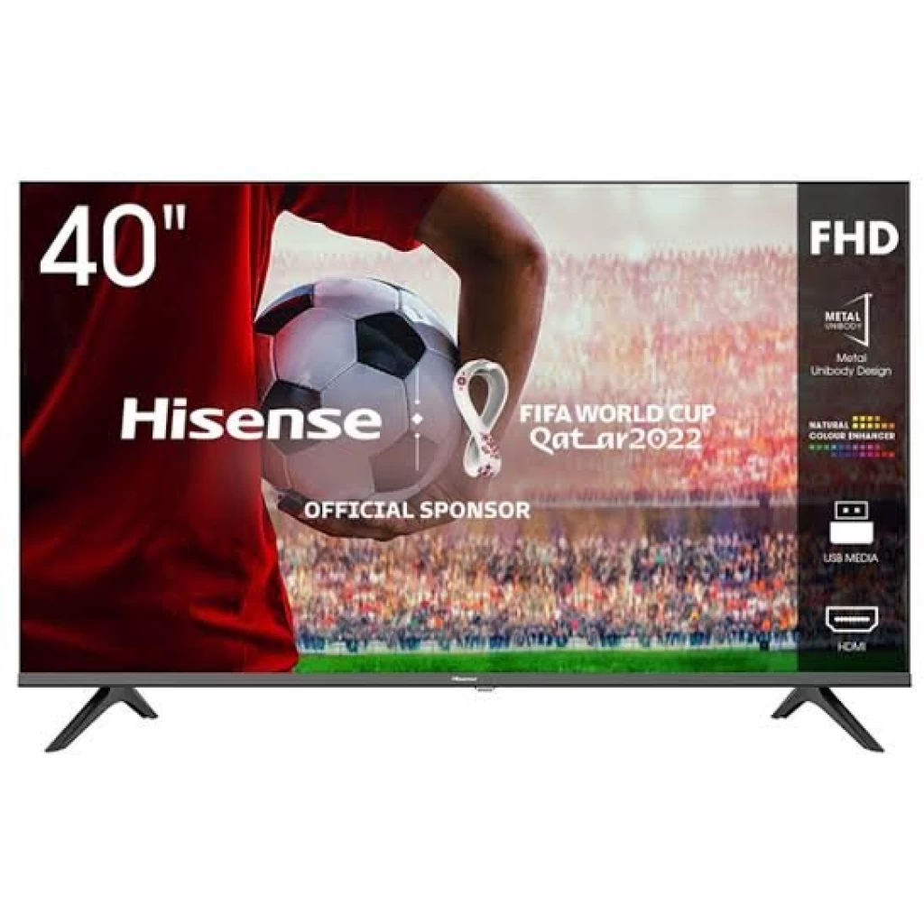 Hisense 40 inch Digital HD TV with Inbuilt Free-to-Air Receiver – 40A3GS