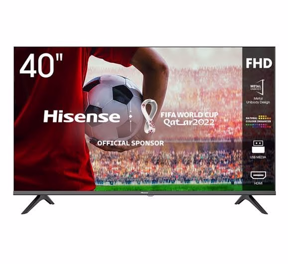 Hisense 40 inch Digital HD TV with Inbuilt Free-to-Air Receiver – 40A3GS (3YRs WRTY)
