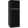 CHiQ 220-Litres Fridge CTM220; Double Door Defrost Refrigerator Top Mount Freezer - Black