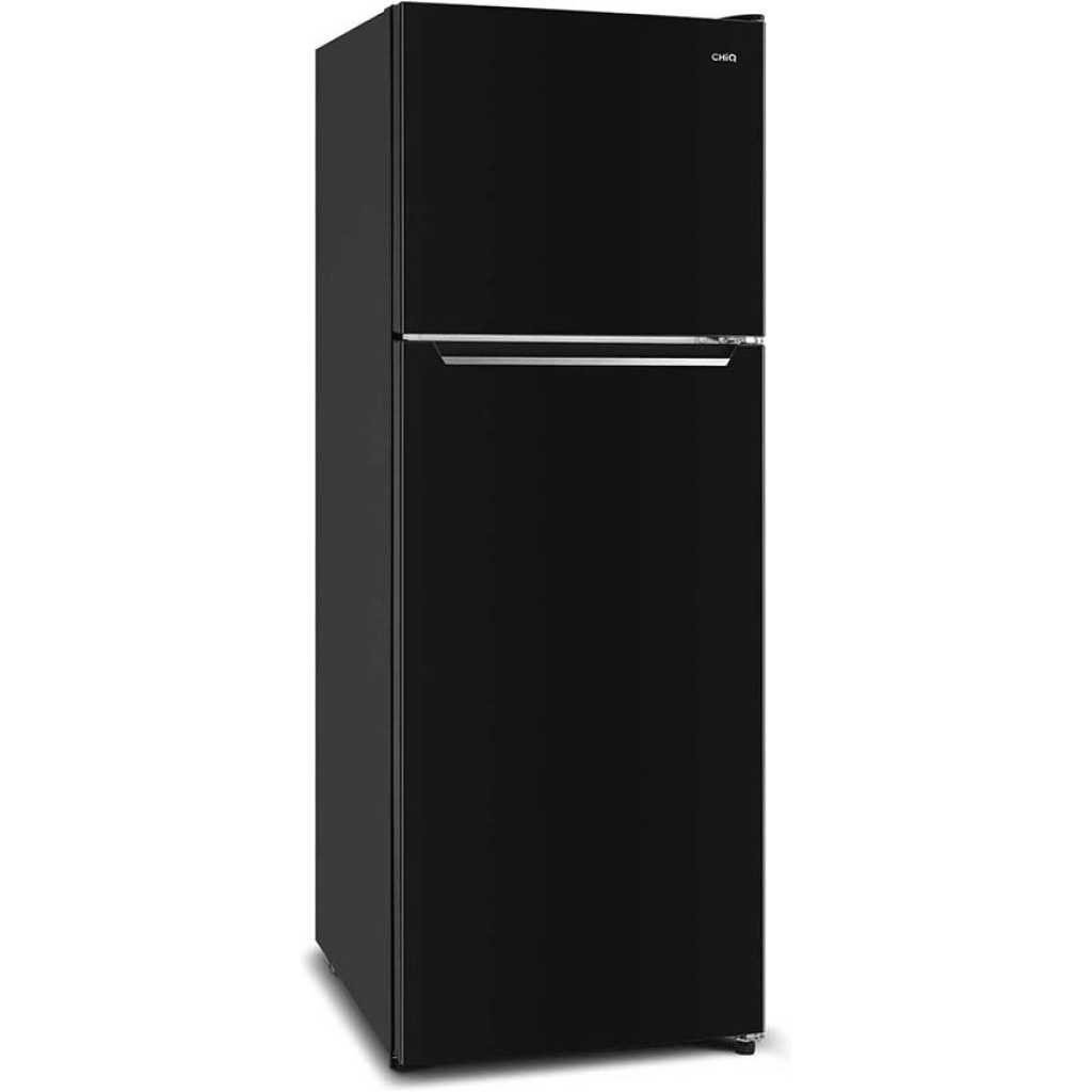 CHiQ 200-Litres Fridge CTM200DSK3; Double Door Defrost Refrigerator - Black