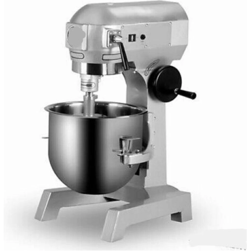 20L Commercial Adjustable Electric Food Dough Stand Mixer Maker Grinder For Kitchen - Silver