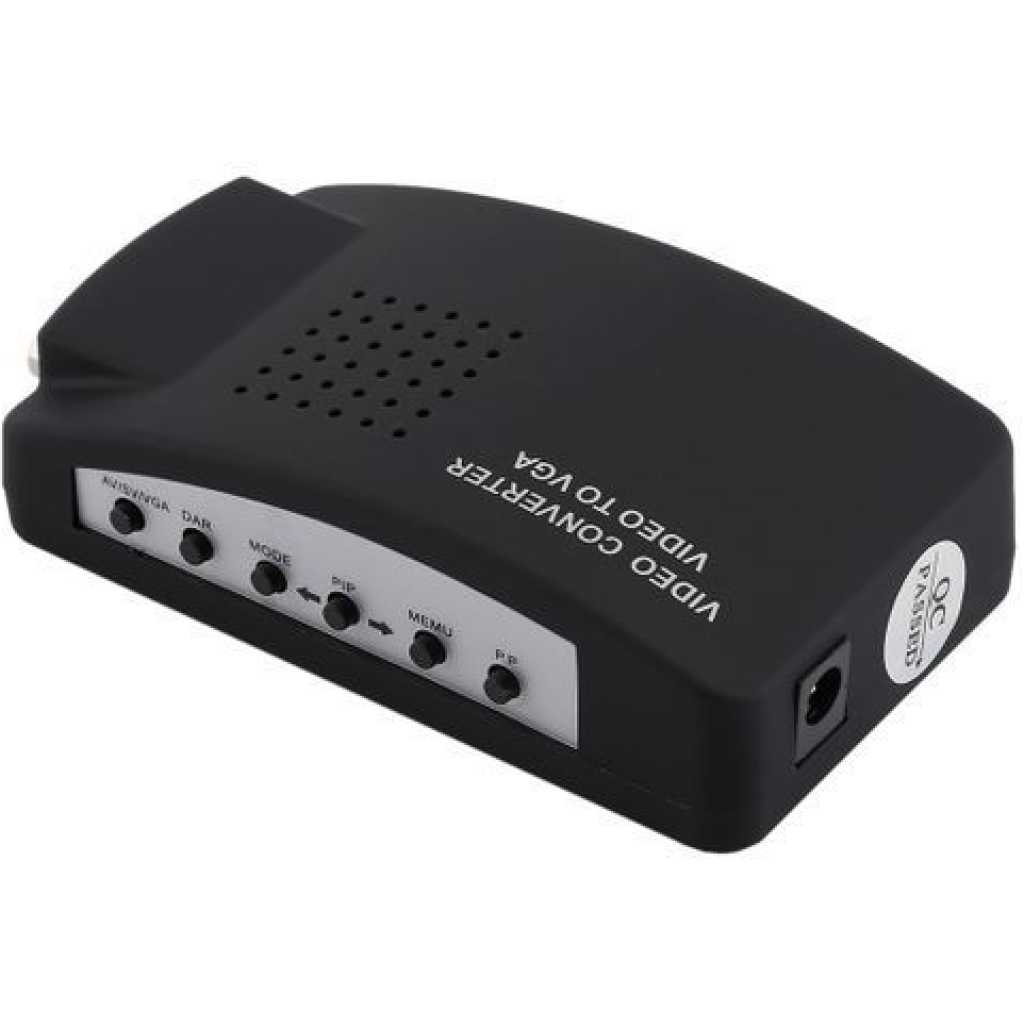 High Resolution Video and S-Video to Vga Conversion - (Black)