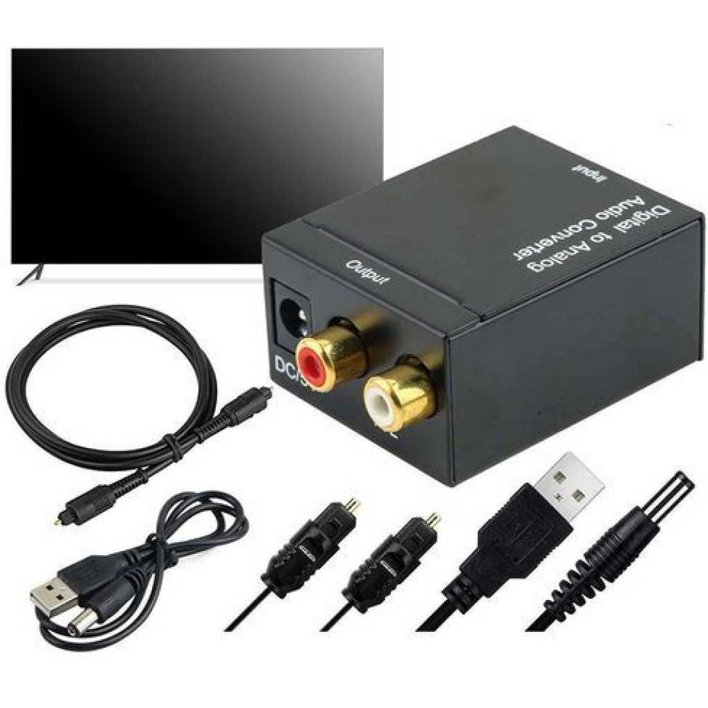 Digital to Analog Audio Converter Optical Fiber