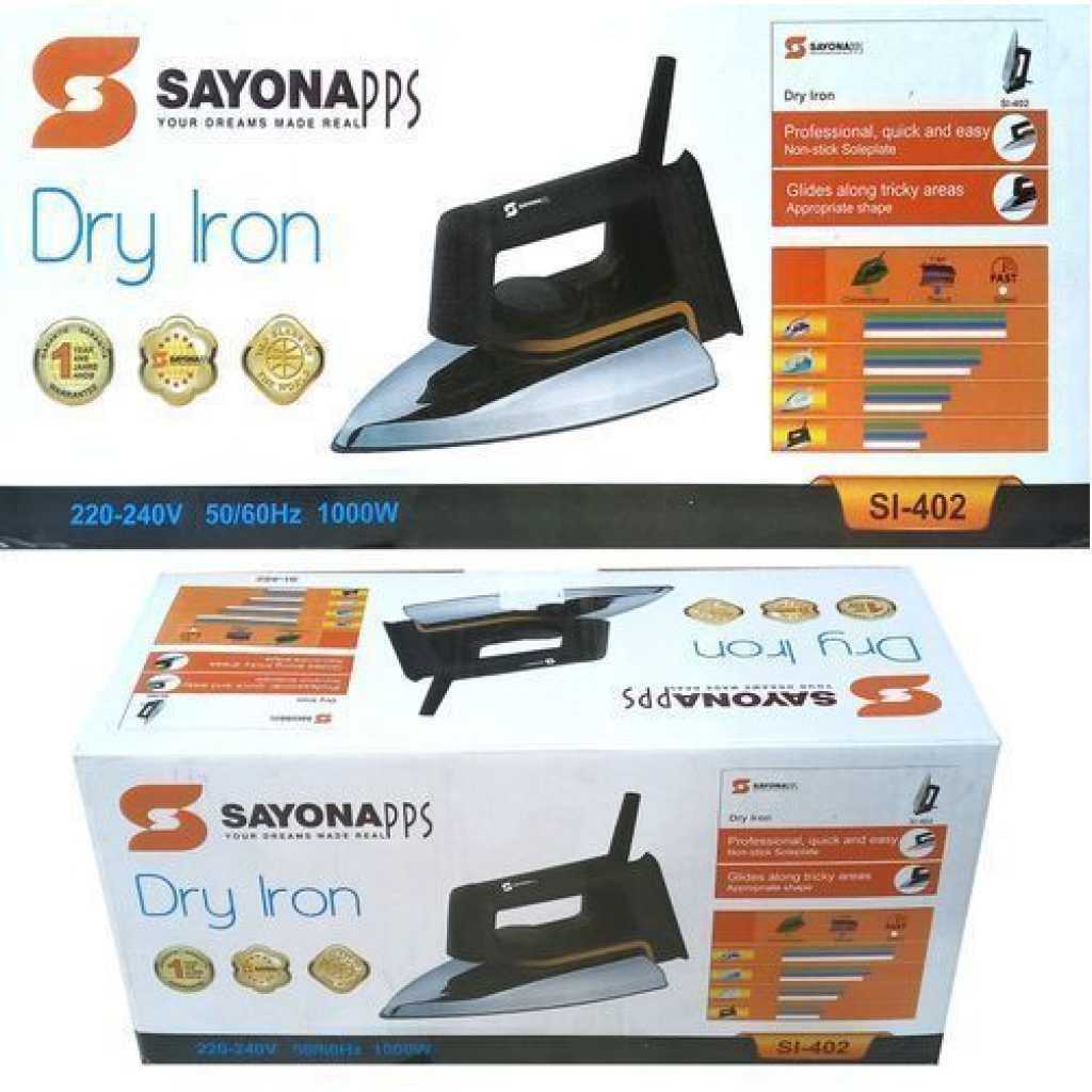 Bundle Of Electric Kettle And Sayona Flat Iron - Silver