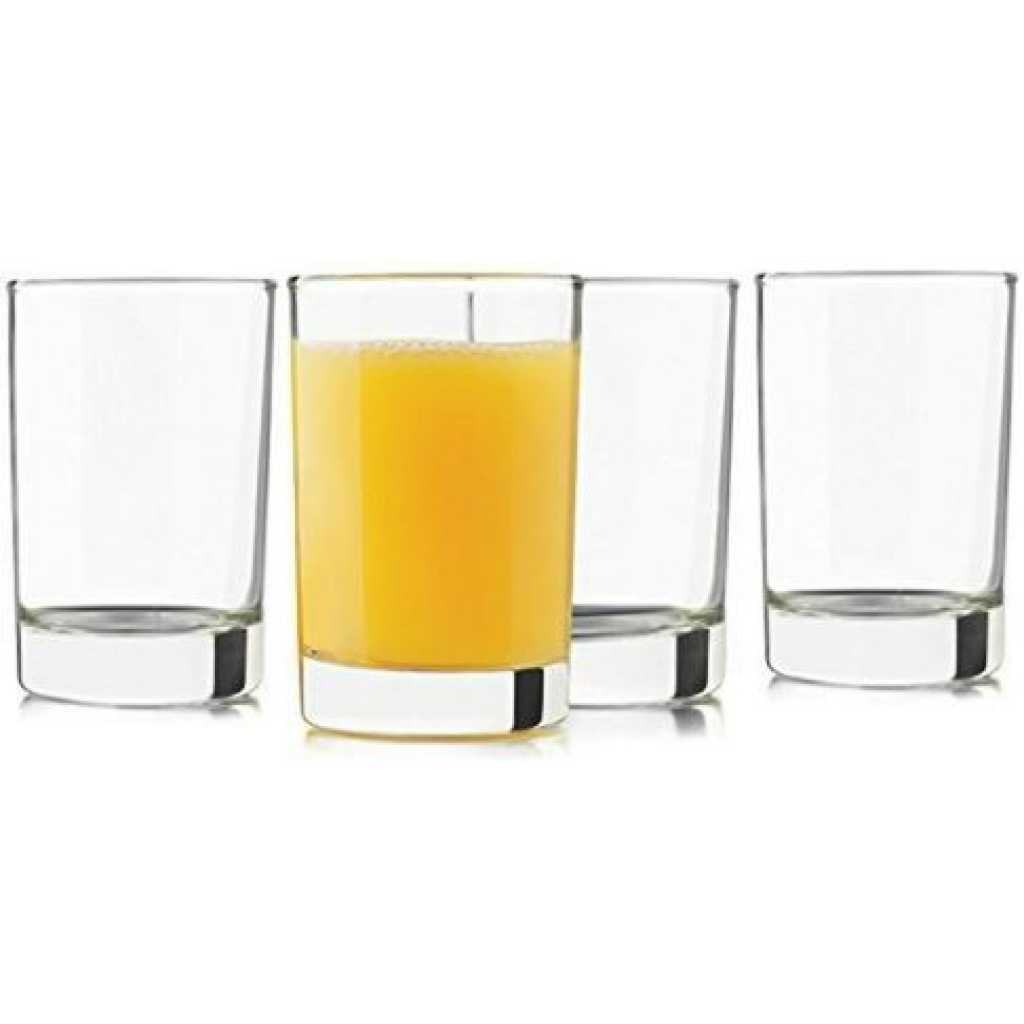 6 Pieces Of Morning Juice Breakfast Glasses - Colorless.