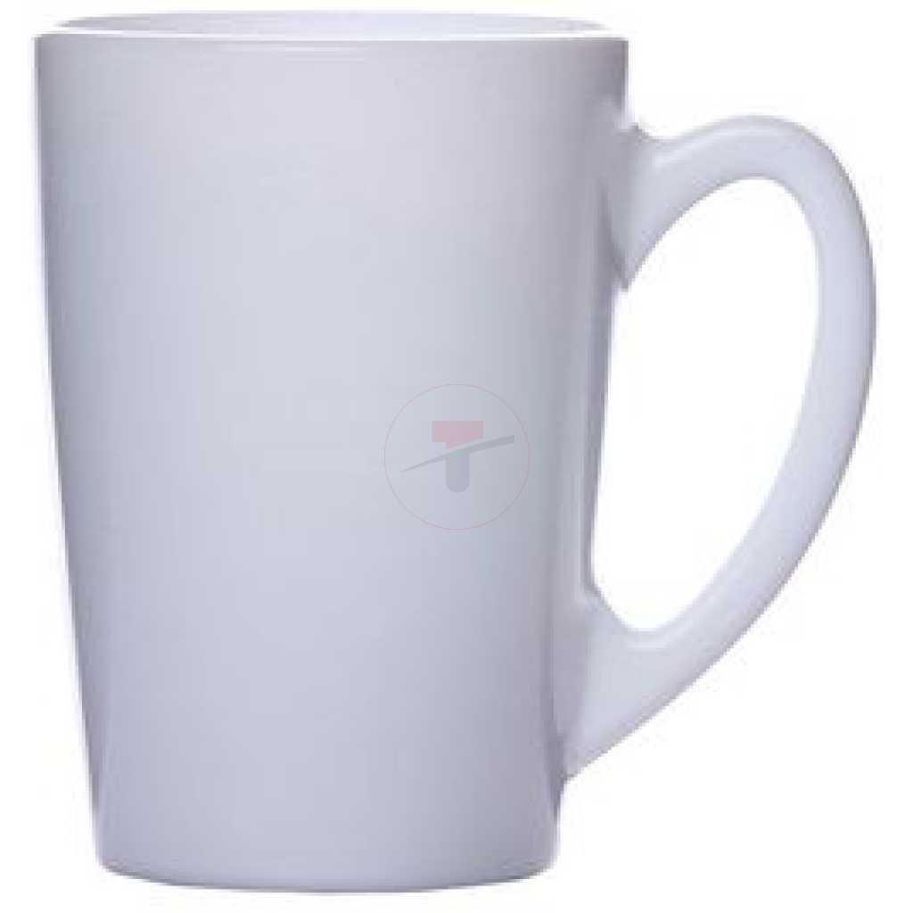 Luminarc 6 Pieces Of Luminarc Plain Tea Coffee Mug Cups -White.