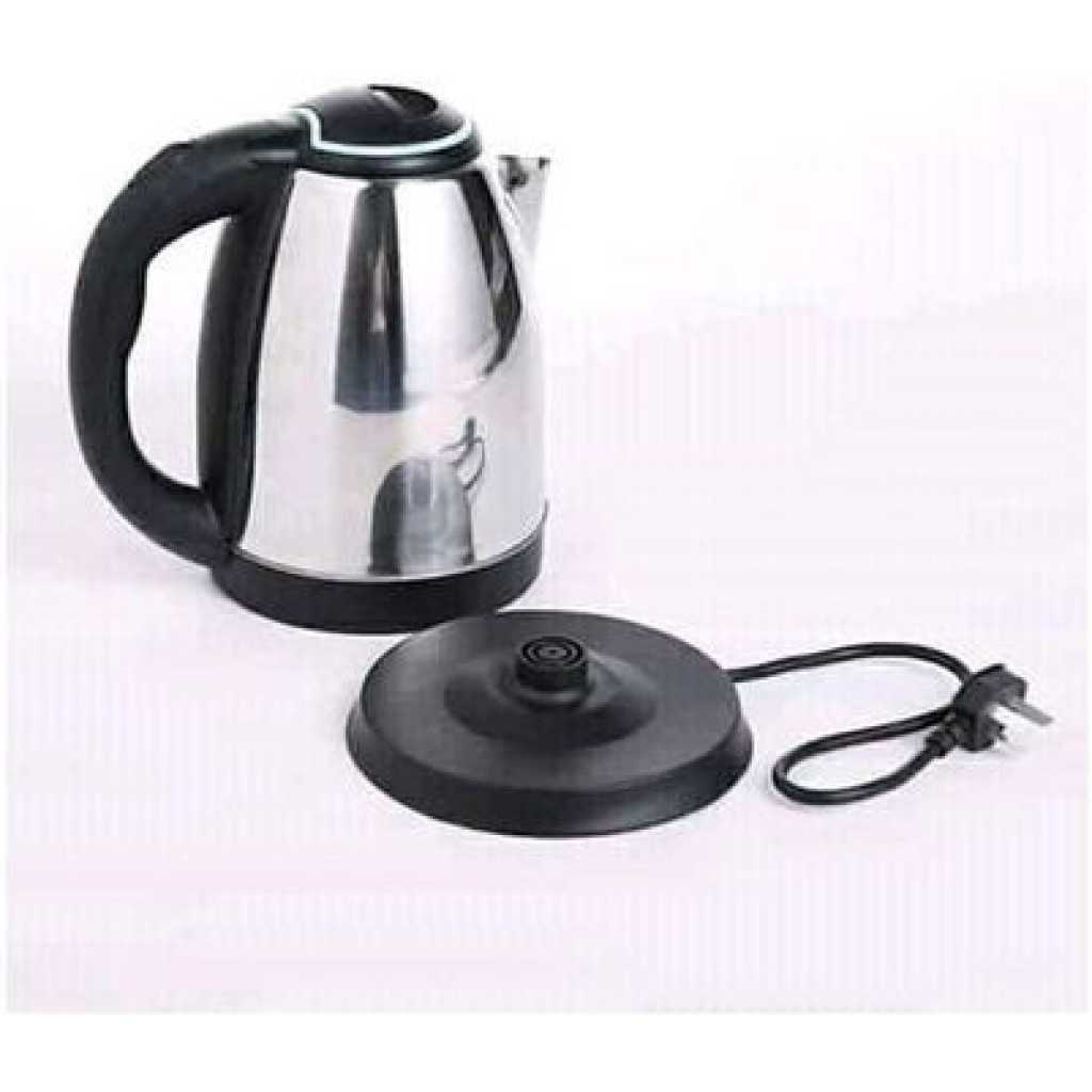 Scarlett Flat Iron, 2L Electric Kettle & Power King 6 Way - Silver