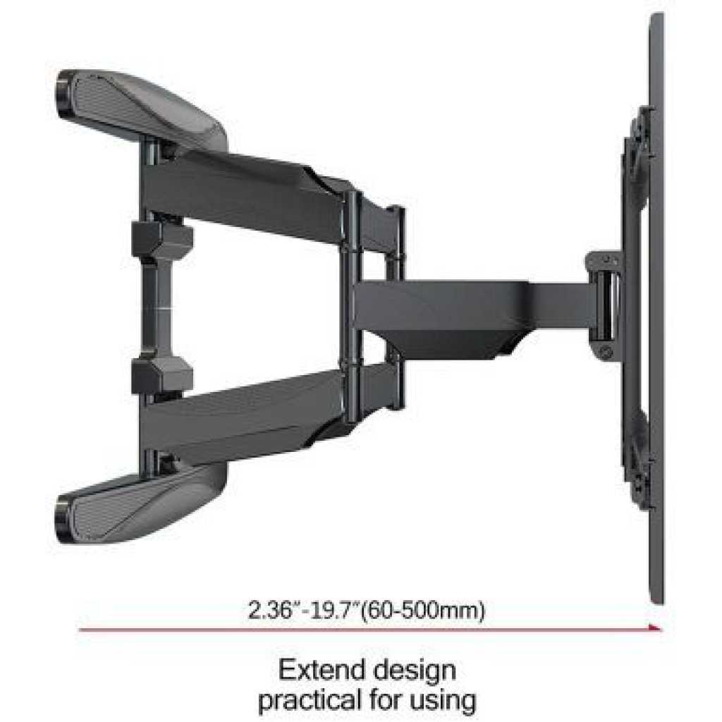 V STAR Full Motion Cantilever Adjustable Tv Wall Mount 32 To 65 Inches - Black