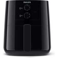 Philips Essential Air Fryer 4.1-lLitres; With Rapid Air Technology, Analogue, HD9200/91, 0.8Kg, 4.1L,50Hz - Black