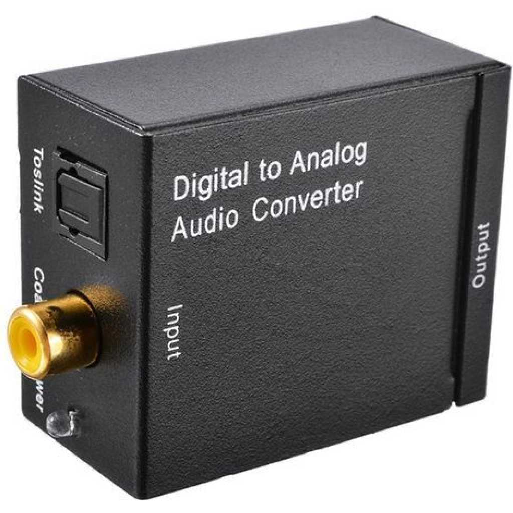 Digital to Analog Audio Converter Optical Fiber