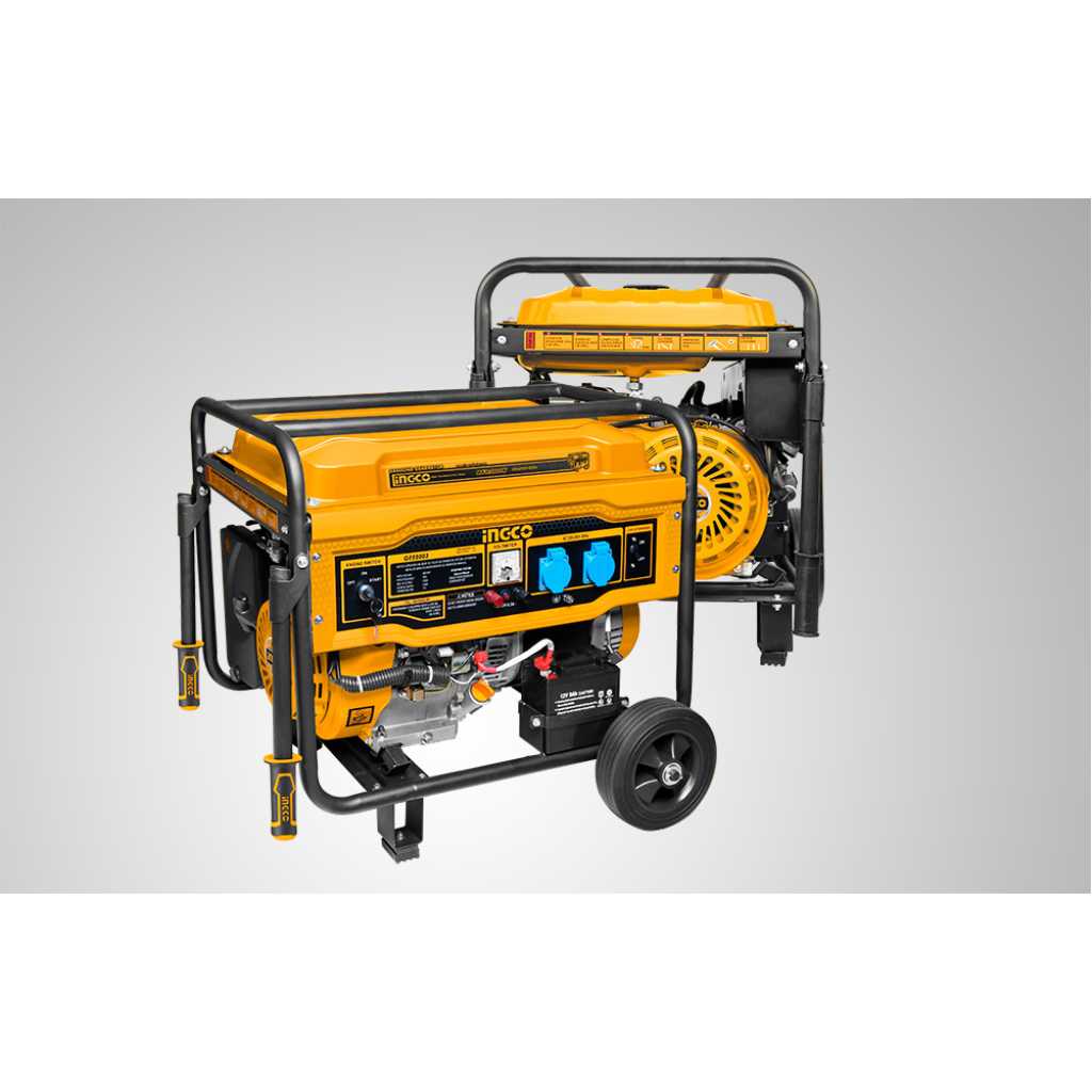 INGCO Gasoline Generator 5500W GE55003 - Yellow