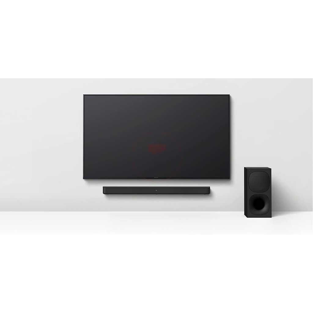 Sony HT-S400 2.1ch Soundbar with Powerful Wireless subwoofer, S-Force PRO Front Surround Sound, and Dolby Digital, Black