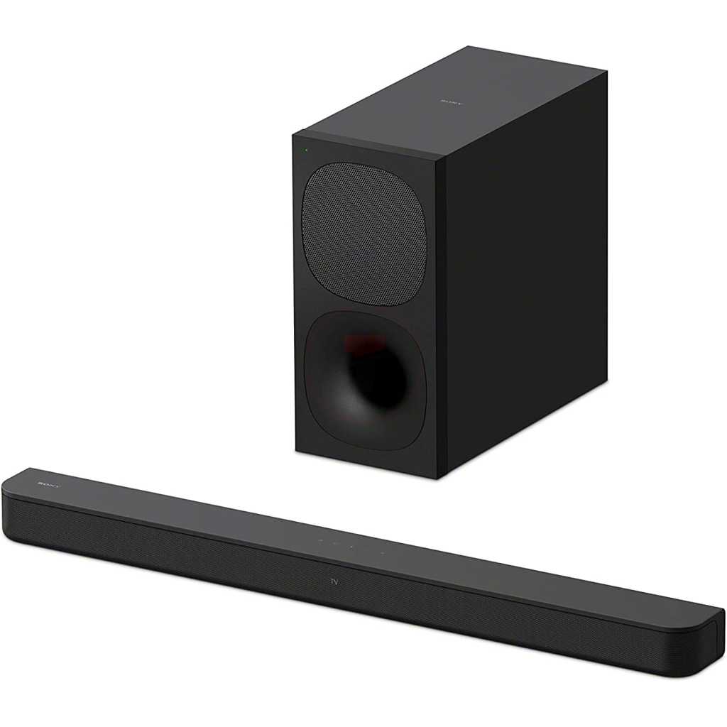 Sony HT-S400 2.1ch Soundbar with Powerful Wireless subwoofer, S-Force PRO Front Surround Sound, and Dolby Digital, Black