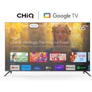 CHiQ 65 - Inch UHD 4K Smart TV U65QM8VGT; Google TV, Android 11, Bluetooth, USB, HDR10, HLG, Youtube, Netflix,  With Inbuilt Free To Air Decoder - Black