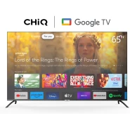 CHiQ 65 - Inch UHD 4K Smart TV U65QM8VGT; Google TV, Android 11, Bluetooth, USB, HDR10, HLG, Youtube, Netflix, With Inbuilt Free To Air Decoder - Black