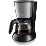 Philips Daily Collection Coffee Maker HD7462/20, 1.2L Glass Jug, Aroma Twister, Drip Stop, 1000W - Black