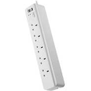 APC PM5-UK 5-Outlet Surge Protector - White