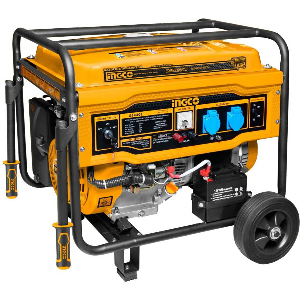 INGCO Gasoline Generator 5.5Kw GE55003 - Yellow