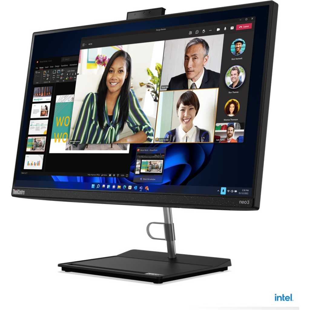 Lenovo ThinkCentre Neo 30a-24 inch All-in-One Desktop 4GB RAM 256GB SSD