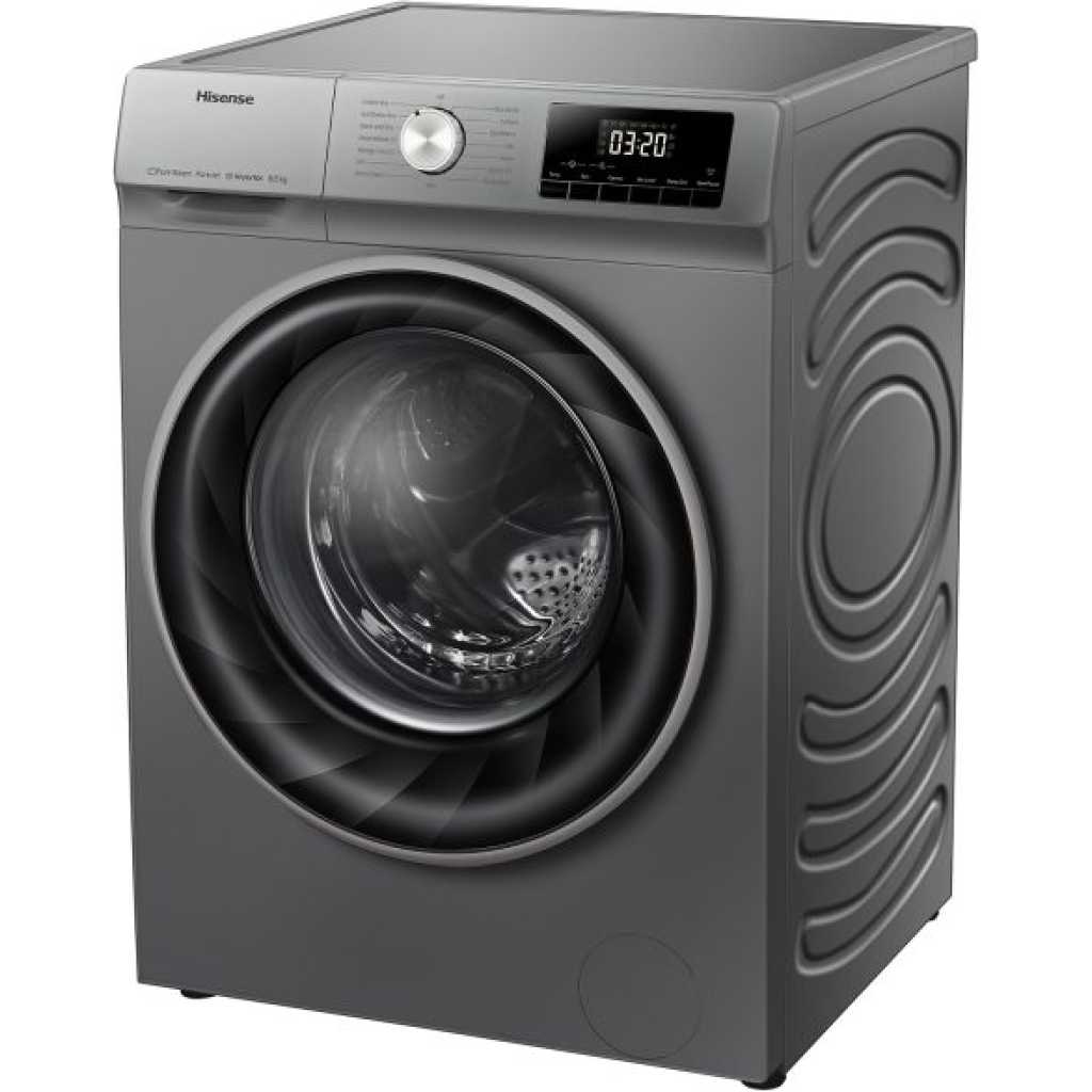 Hisense 10kg Washer And 6kg Dryer Washing Machine WDQY1014EVJM; 1400rpm, A+, - Grey