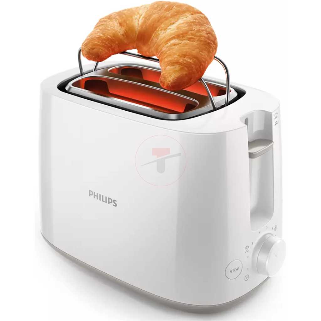 Philips Daily Collection Bread Toaster HD2581, 8 Settings, Adjustable Browning, 830W