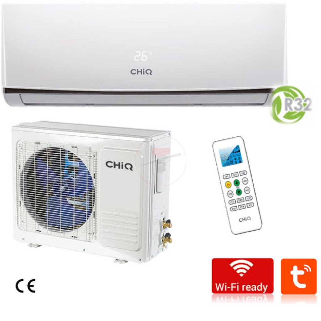 CHiQ 18000 BTU 2 Wall Split Air Conditioner A/C, CSC-18BC - White