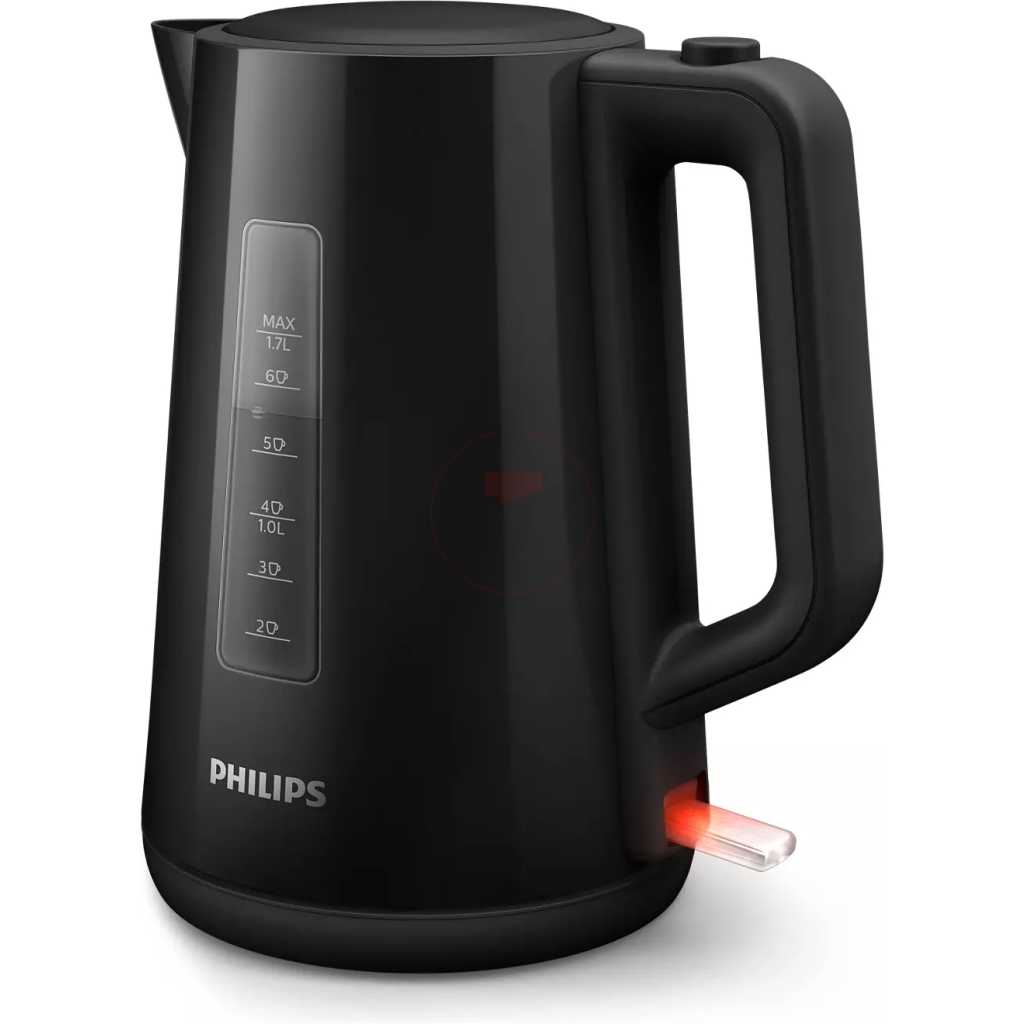 Philips HD9318/20 Electric Kettle 1.7L, 2200 W, Plastic, Water level indicator - Black