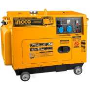 INGCO Silent Diesel Generator 5000W GSE50001 - Yellow