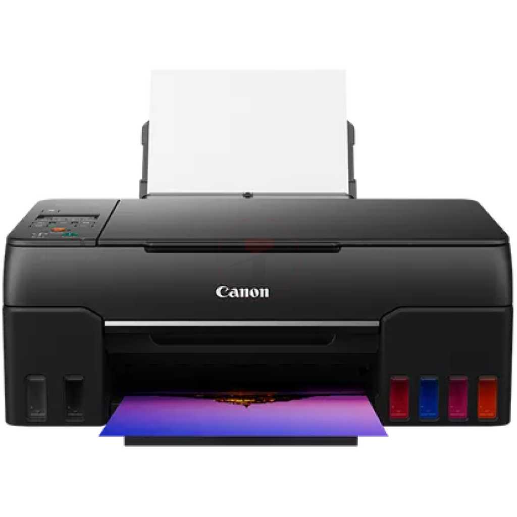 Canon PIXMA G640 Multi-Functional Photo Printer; WiFi, USB, (Print, Scan, Copy) - Black