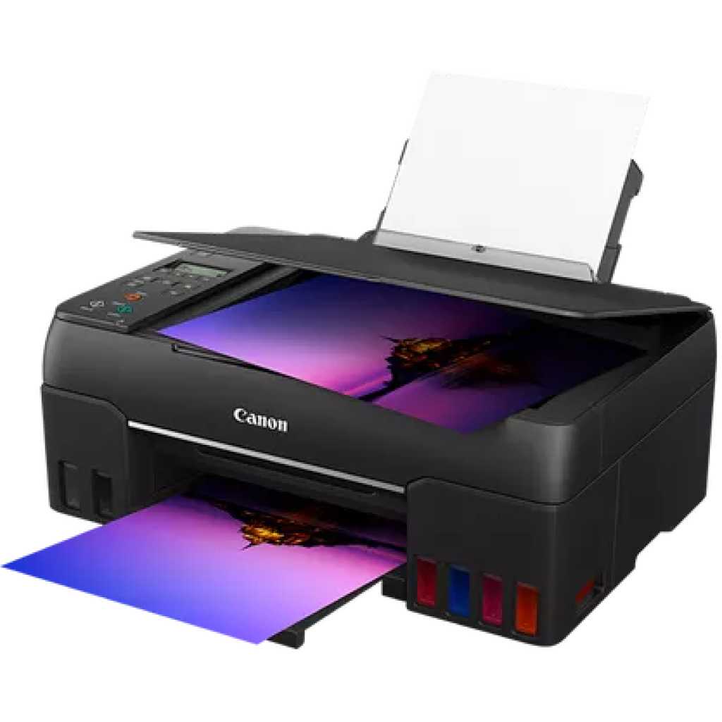 Canon PIXMA G640 Multi-Functional Photo Printer; WiFi, USB, (Print, Scan, Copy) - Black