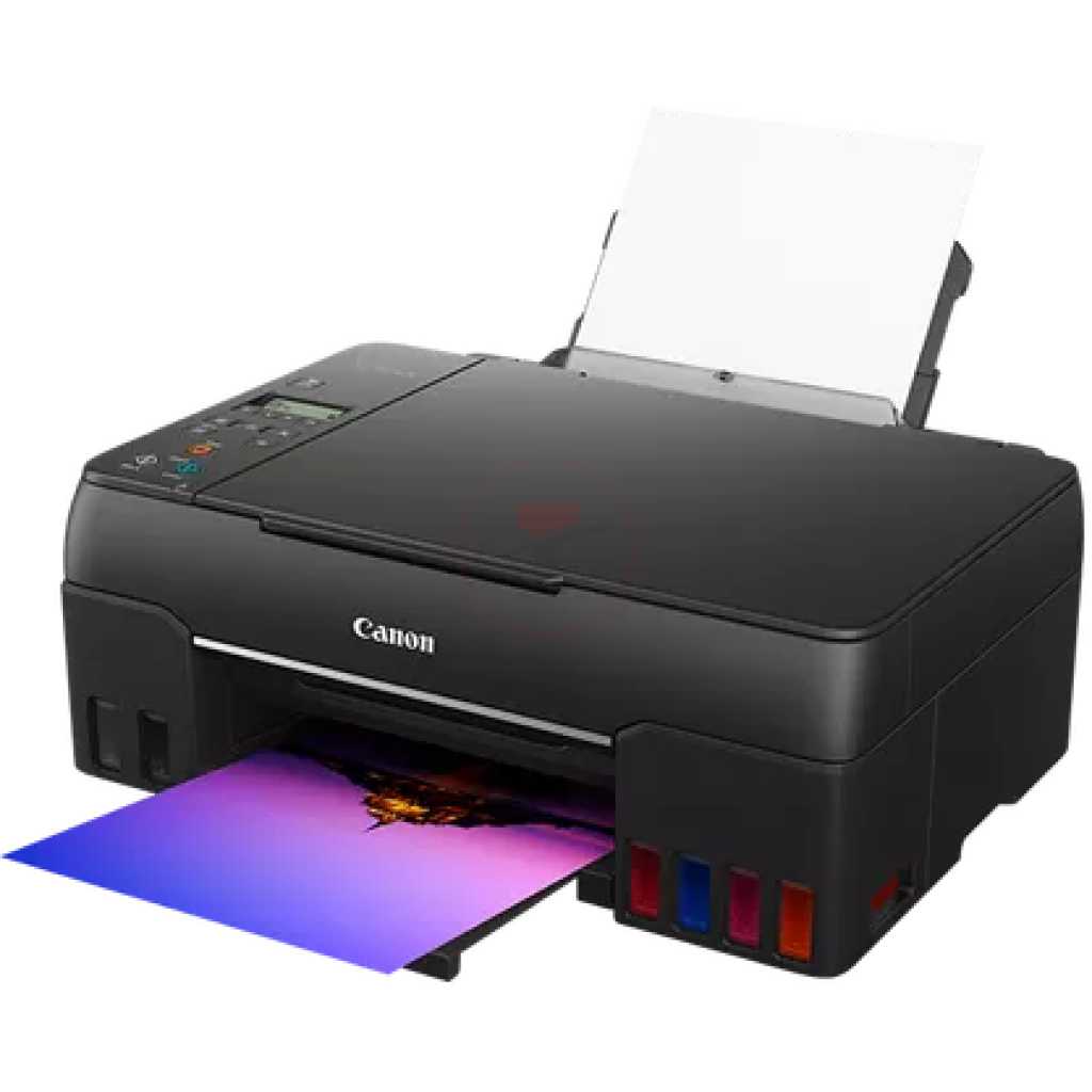 Canon PIXMA G640 Multi-Functional Photo Printer; WiFi, USB, (Print, Scan, Copy) - Black