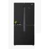 SPJ 559L 4 Door Elegant Glass Finish Refrigerator - Black