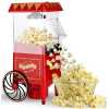 Popcorn Maker Machine With Wheels- Red